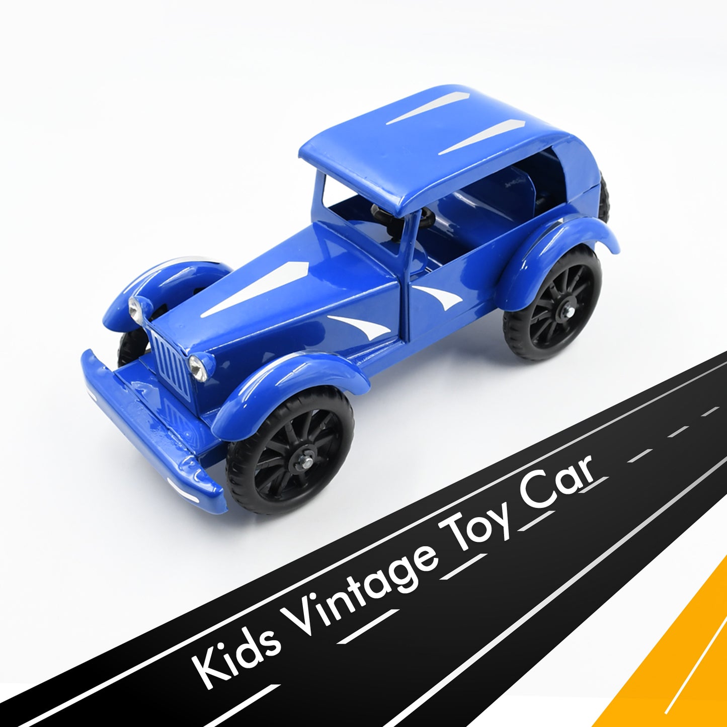 4525 Vintage Metal Car 10 Inch Big Unbreakable Full Metal Body Car Vintage Car Toy Model Alloy Model Retro Car Model Toy Vehicle Classic Car Metal Vintage Car