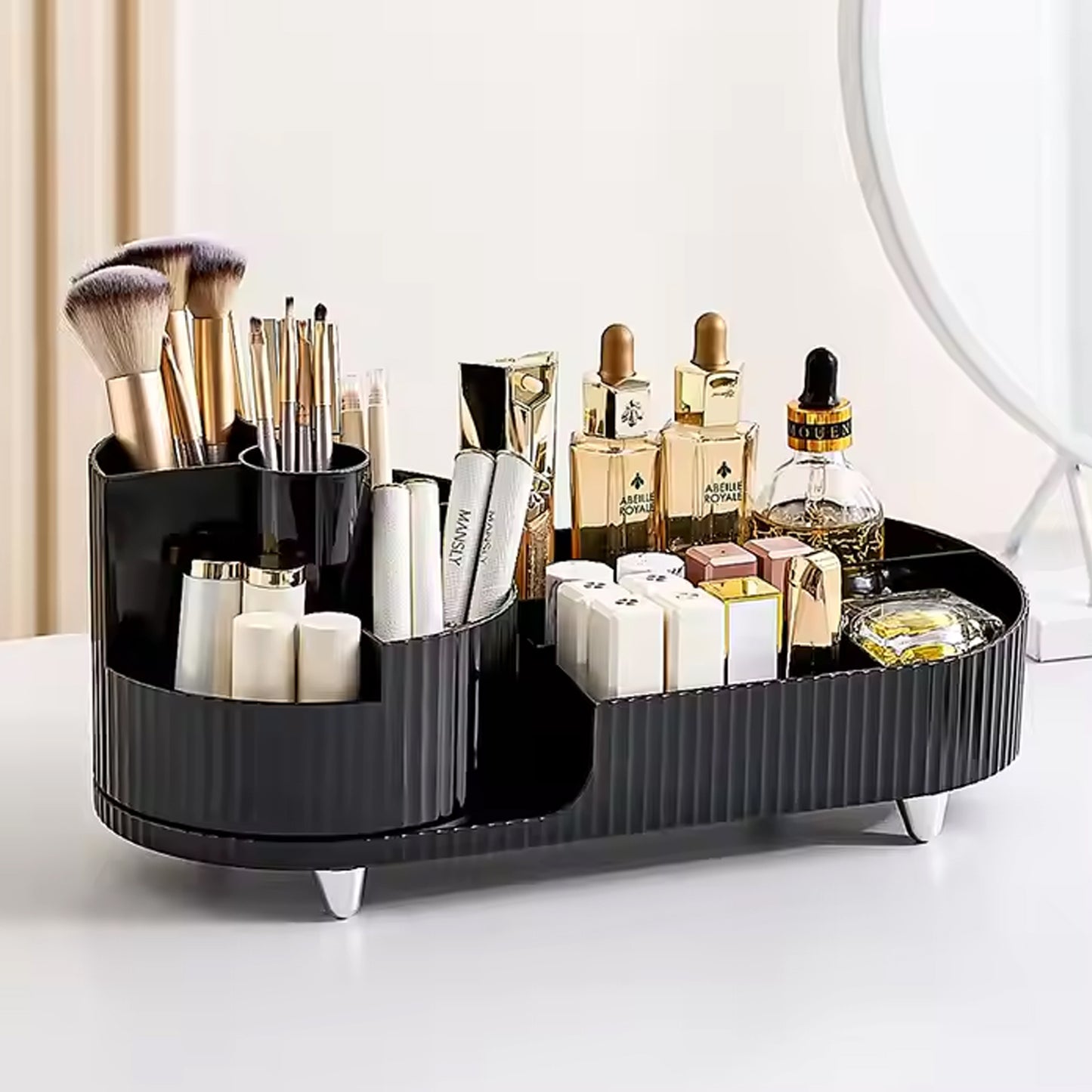 Multi Compartment Cosmetic Make Up Organizer Dressing Table (1 Pc  Mix Color)